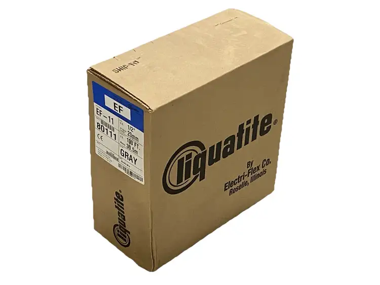 New | in-Stock LIQUATITE LIQUID TIGHT FLEXIBLE METAL CONDUIT 1/2" 100FT Electrical Fittings | Maverick Industrial Sales #1119643
