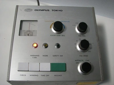 OLYMPUS TOKYO Control Unit For 35mm Camera Back C-35A Microscope