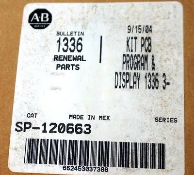 NEW ALLEN BRADLEY 1336 SP-120663 DISPLAY BOARD SP120663