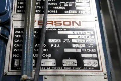 USED 1982 VERSON S2-800-108-60T