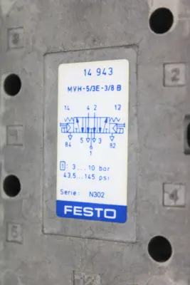 NEW FESTO MVH-5/3E-3/8B