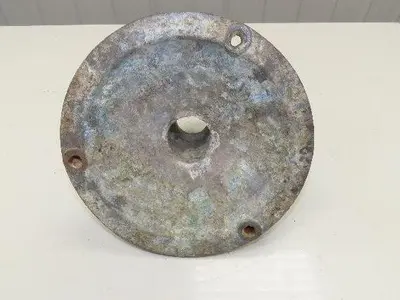 10" Cast Aluminum Pedestal Base Round Pipe Conveyor Leg Stand Adj Height