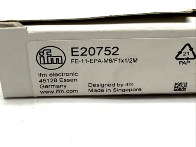 New | in-Stock IFM E20752 Photoelectric Sensors Michigan US | Maverick Industrial Sales #1496071