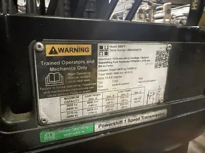 Used HYSTER S80FT Misc Forklifts Pennsylvania US | Global Equipment International, LLC #1486349