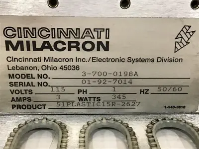 USED CINCINNATI MILACRON 3-700-0198A