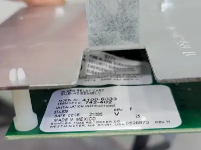 USED SIMPLEX 4100-6033