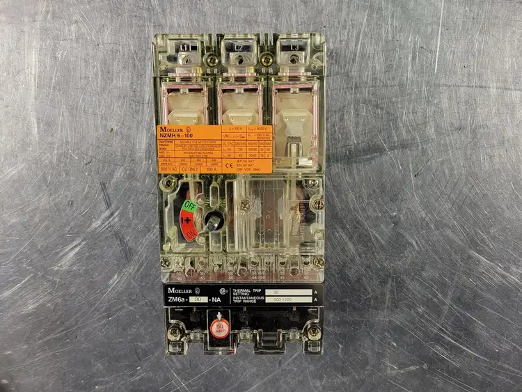 New | in-Stock MOELLER NZMH 6-100/ZM6A-90-NA Switchgears British Columbia CA | Lenmark #240219