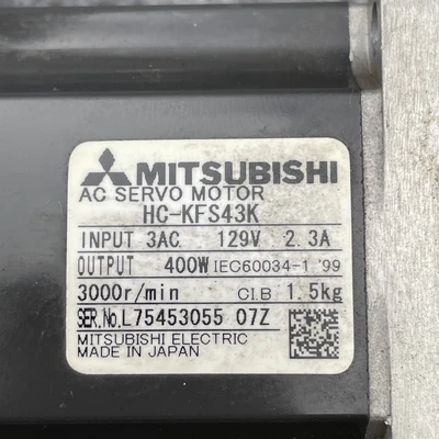 Used Mitsubishi Electric HC-KFS43K Servo Motors California US | Davliegogo LLC #1705768