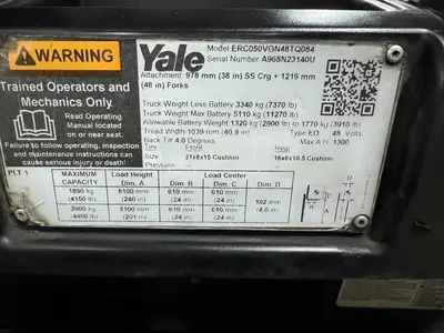 Used 2020 YALE ERC050VG Misc Forklifts Minnesota US | Birnstengel Equipment #1550231