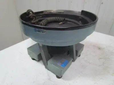 Parts Feeders DU150 Vibratory Parts Feeder 17" dia X 4" BowL 2 Rounds 7/8" 115V