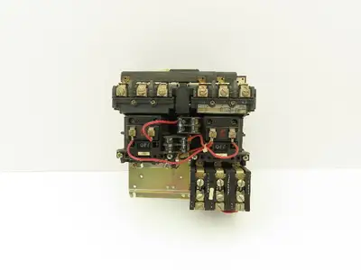 Allen Bradley 505-AOD-7 Sz 0 Reversing Starter 120V Coil w/Overload 40186-801-01