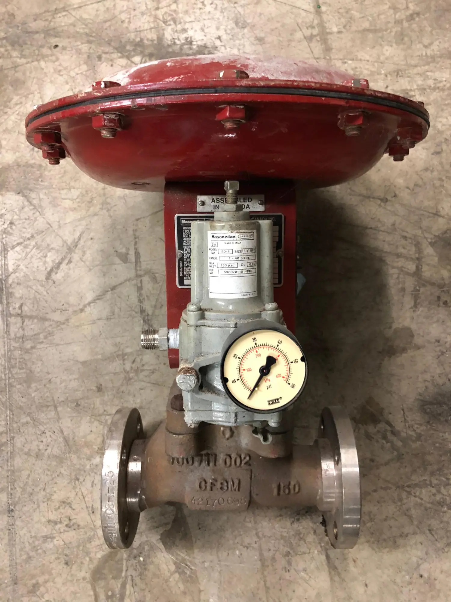 USED MASONEILAN 88U-25125