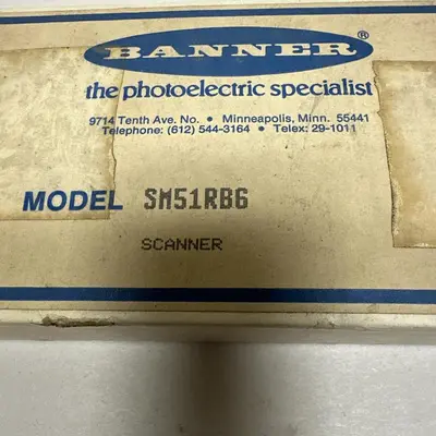 New | in-Stock BANNER SM51RB6 Misc Electrical & Power Parts Ohio US | Surplus Asset Holdings #1262537