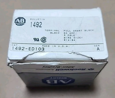 NEW Allen-Bradley 1492-ED103