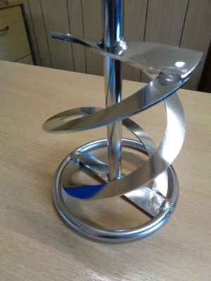 140mm Dia S/S Twin Blade Spiral