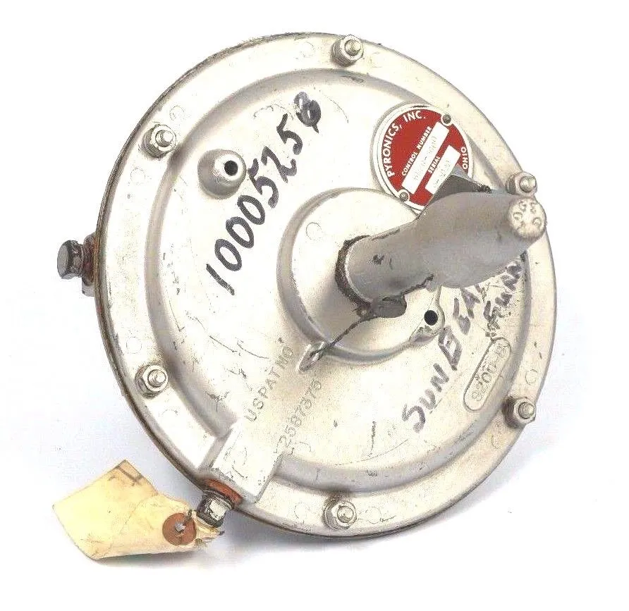 NEW PYRONICS INC. 6BZR-3000 BALANCED REGULATOR 6BZR3000