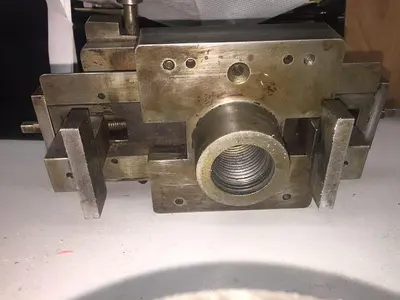 2841-385 Antique MJ Brohen Brocading Ellipse Precision 360 Chuck/Vise & Oval Attachment