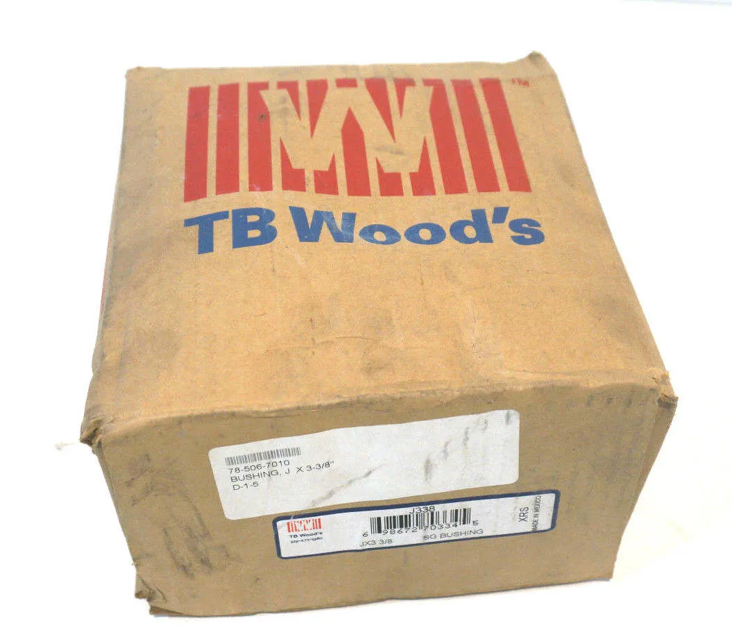 NEW TB WOODS JX3-3/8 SG BUSHING J338