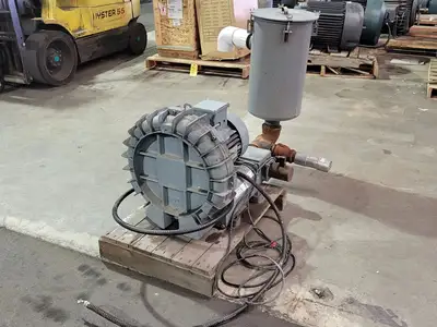 10 hp Regenerative Blower on Skid