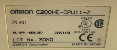USED OMRON C200HE-CPU11-Z CPU MODULE C200HECPU11ZE C200HECPU11Z