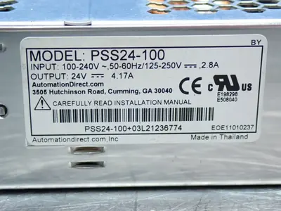 Used RHINO PSS24100 Single Output Power Supplies Ohio US | HGR 24 #878600