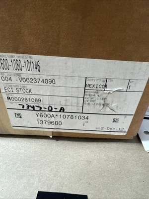 NEW Fisher Y600-1080-101146