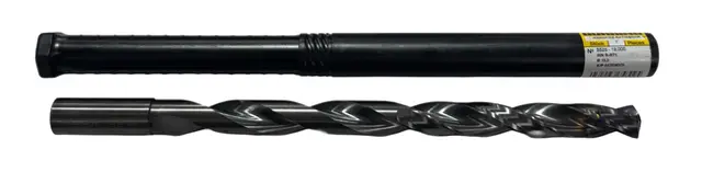 Guhring 19mm Solid Carbide Drill 12xD Coolant Thru, 140 Deg, 2 Flute, nano-FIREX