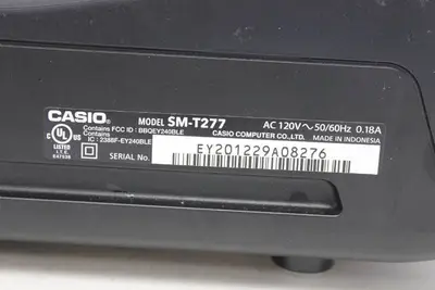 Casio SM-T277  Single Tape Thermal Print Unit With Bluetooth Cash Register