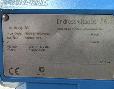 USED Endress Hauser FMI51-R1KAGKB5D1A