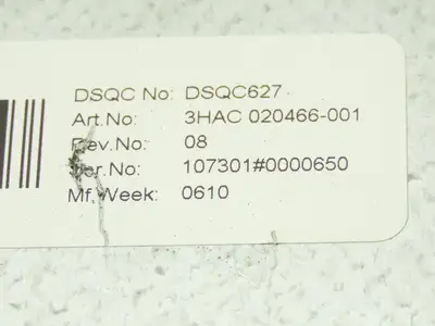 ABB 3HAC020466-001 DSQC627 EFORE SR92E120 Robot Power Supply 230VAC In 24V Out