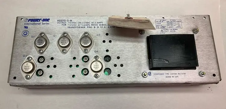 Used POWER-ONE HDD15-5-A Miscellaneous Equipment (Electrical & Power) | Surplus Asset Holdings #1195705