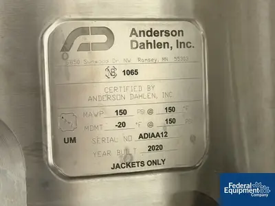 Used Thermo Scientific 300 Liter Thermo Scientific Single Use Fermentor, S/S Fermenters / Bioreactors Ohio US | Federal Equipment Company #1086191