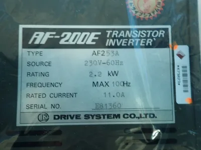 USED DRIVE SYSTEMS CO. LTD. AF253A