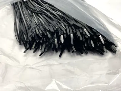 New | in-Stock Panduit Black Weather Resistant Nylon Marker Ties 14.6" Long LOT OF 450 Shipping Supplies Michigan US | Maverick Industrial Sales #1397253