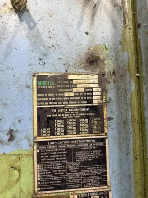 Used 1996 MINSTER E2-300 Straight Side Presses Michigan US | Midwest Press and Automation #916257