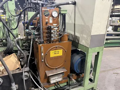 HERTWICH ENGINEERING MODEL #HE-300-30/A SWARF PUCK BRIQUETTER PRESS MACHINE: STOCK #23344