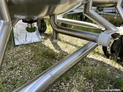Used Jacketed Stainless Steel Tank on Casters. Made by Precision Stainless.