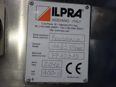 USED 2015 ILPRA FOODPACK 1485