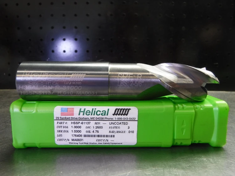 New | in-Stock HELICAL SOLUTIONS _UNKNOWN_ Carbide Endmills Michigan US | Superior Machine & Tool Inc #215091