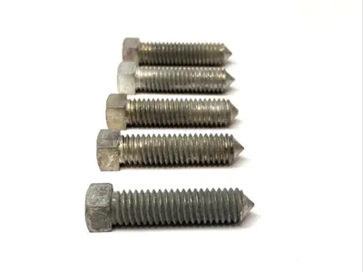 Used Unistrut Electro-Galvanized Cone Point Screw 3/8" x 1-1/2" PKG OF 17 Nuts & Screws Michigan US | Maverick Industrial Sales #1507219