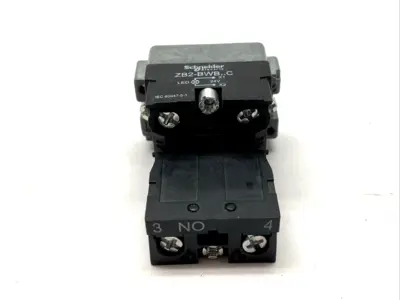 USED SCHNEIDER ELECTRIC METAL SERIES GUSHBUTTON BASE