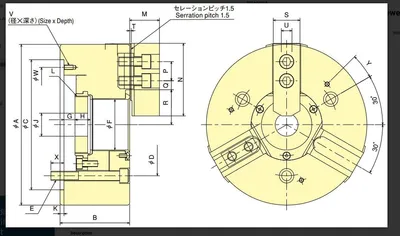 KITAGAWA BB206 Tooling & Accessories, Lathe Chucks | Machinery Central (15)
