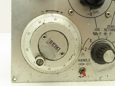Mori Seiki Control Panel Spindle Feedrate Todensha Joystick X-Z Axis Controller