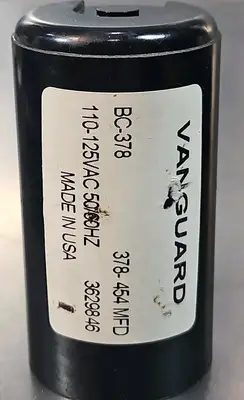 Vanguard 378-454 MFD Motor Start Starting Capacitor Loc4C39