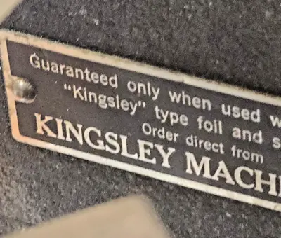 Used Kingsley _UNKNOWN_ Embossing Machines California US | Amiron Machinery #1286959