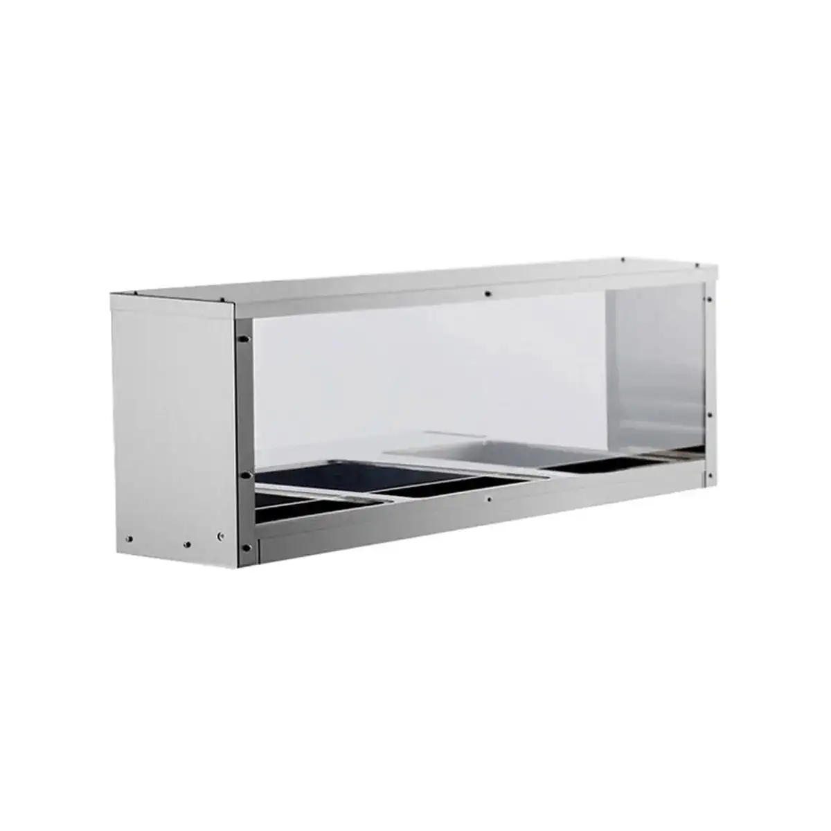 New | in-Stock Atosa New Atosa MROS-3ST Overshelf/Sneezeguard for 3-Well Steam Table Food, Restaurant, & Bakery Parts & Accessories Illinois US | Falcon Restaurant Supply #1375244