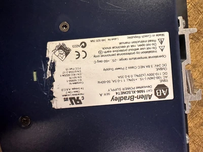 ALLEN BRADLEY 1606-XLS 24V/3.8A DC POWER SUP