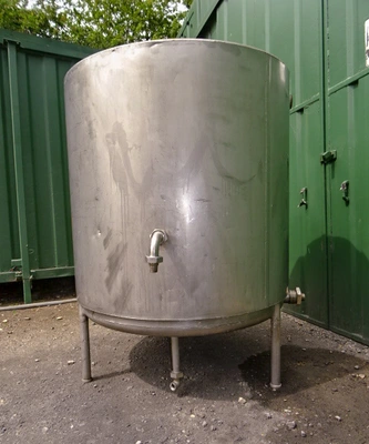 1,300L S/S Open Top Tank