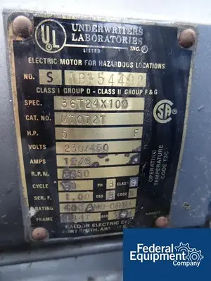 USED Hosokawa 5 MA HOSOKAWA MICRON ATOMIXER MILL, S/S