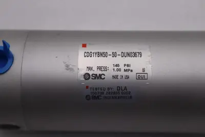 SUPLUS NEVER USED - SMC PNEUMATIC CYLINDER CDG1YBN50-50-DUN03679 STOCK 5310